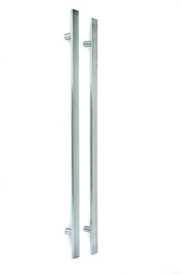 Sqaure External Back to Back Pull Handles, Cylinder & Multi-Point Lock - LPD