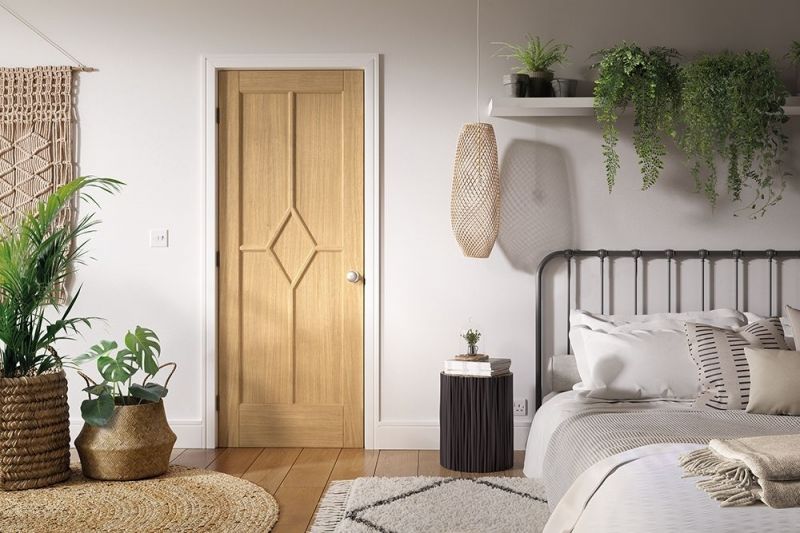 Reims 5P Oak Pre-Finished Door - LPD - Image 2