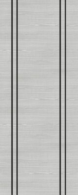 Internal Light Grey Ash with Dark Grey Ash Vertical Inlays Pre-Finished FD60 54mm Fire Door