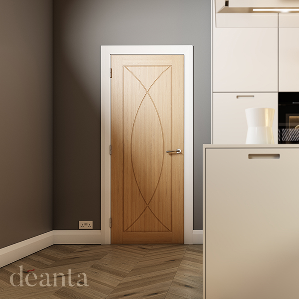 Internal Oak Amalfi Pre-Finished Door - Image 2