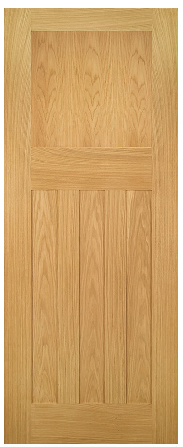 Internal Oak Cambridge 1930s Style FD30 44mm Un-Finished Fire Door