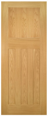 Internal Oak Cambridge 1930s Style Un-Finished Door