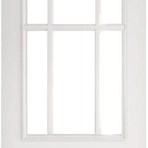 Internal White Primed Canterbury (CLEAR BEVELLED GLASS) Solid Core Door