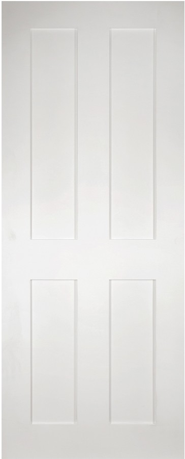 Internal White Primed Solid Core Eton Smooth Finish FD30 44mm Fire Door
