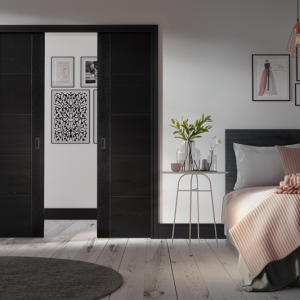 Internal Double Pocket Door Quick Fit Cassette System Scrigno (COMPLETE WITH JAMBS)