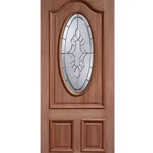 External Hardwood Cheltenham Old America Brass Glazed Door