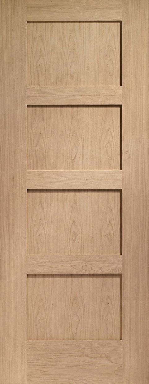 Oak Shaker 4P Un-Finished FD30 44mm - XL