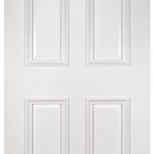 Internal White Primed Solid Core Rochester Smooth Finish Door