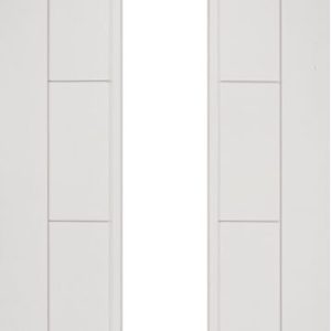 Internal White Primed Solid Core Seville 1L (CLEAR GLASS) Door