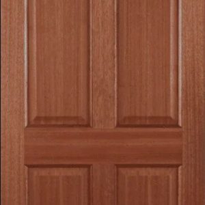 EXTERNAL HARDWOOD COLONIAL (DECORATIVE GLASS) UN-FINISHED TOP LIGHT LEAD DOOR