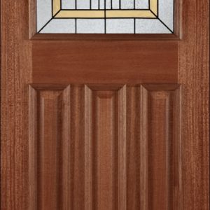 External Hardwood (DECORATIVE GLASS) Un-Finished Edinburgh RM1S DOOR