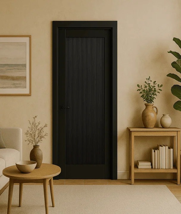 Internal Black Ravenna Solid Core Pre-Finished Door - Image 2