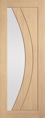 Internal Oak Girona Pre-Finished (CLEAR GLASS) Door