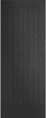 Internal Black Laminate Suffolk Pre-Finished Door