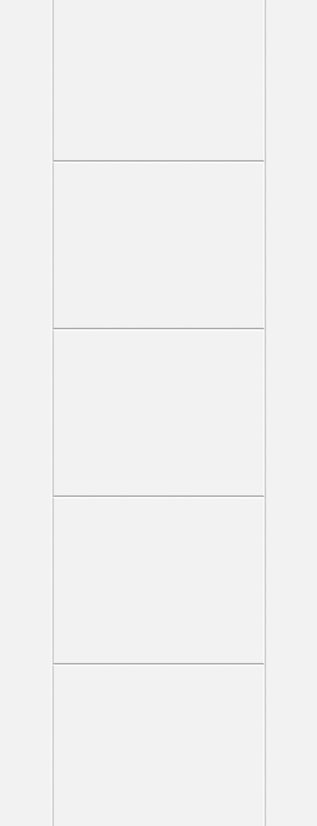 Internal 5P White Primed Semi-Solid Ladder Door