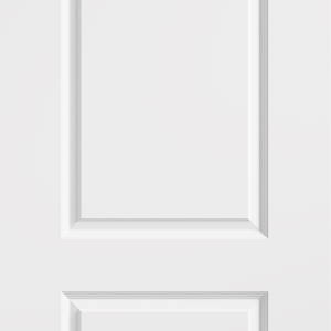 Internal White Primed Moulded Smooth 2 Panel Door