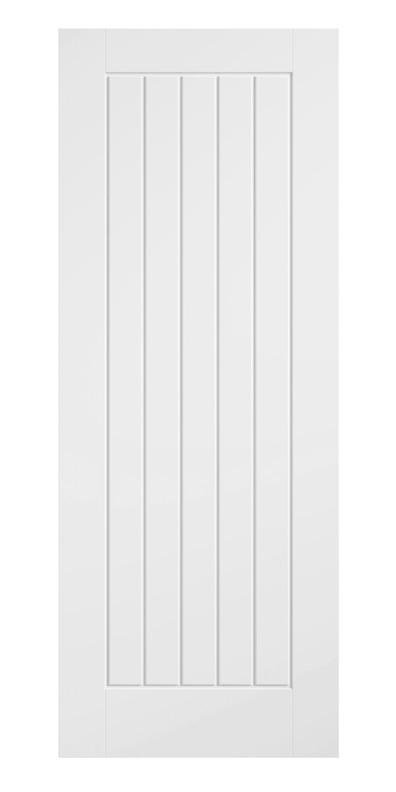 Internal White Primed Moulded Smooth Cottage Door
