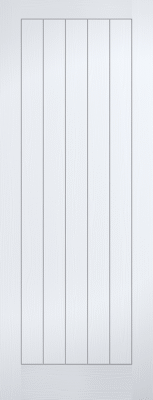 Internal White Primed Textured Mexicano FD30 44mm Fire Door